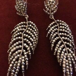 Stunning red carpet style fashion earrings